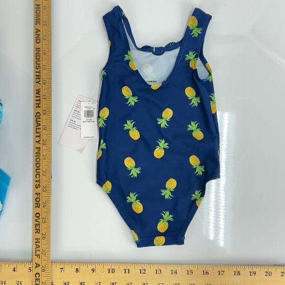 LOT of 6 Baby Girl Clothes 12-18 Months Swim Beach Outfits Bundle Nautical mixed - Picture 10 of 12